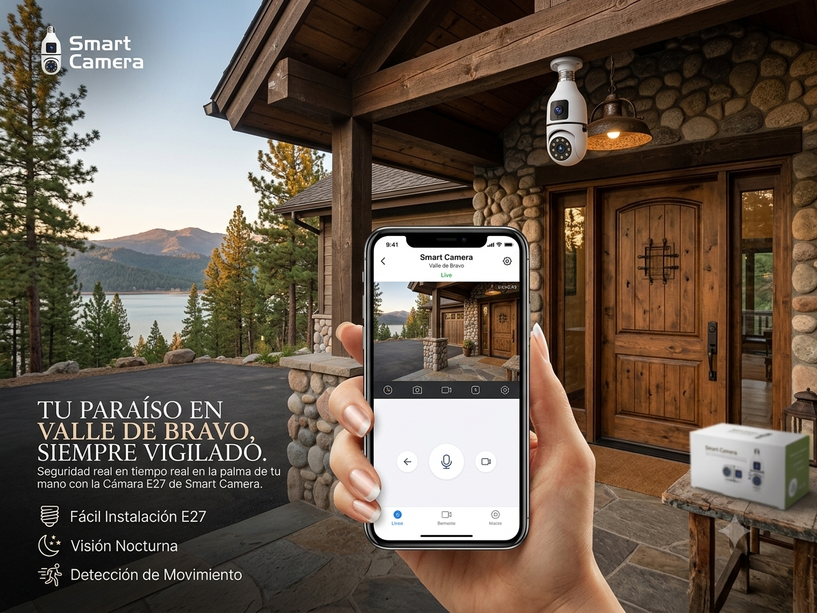 Cámara de Seguridad Inteligente E27 Smart Camera