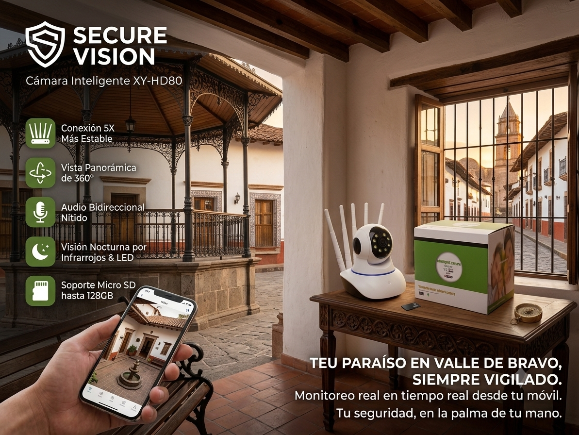 Cámara Inteligente Secure Vision XY-HD80