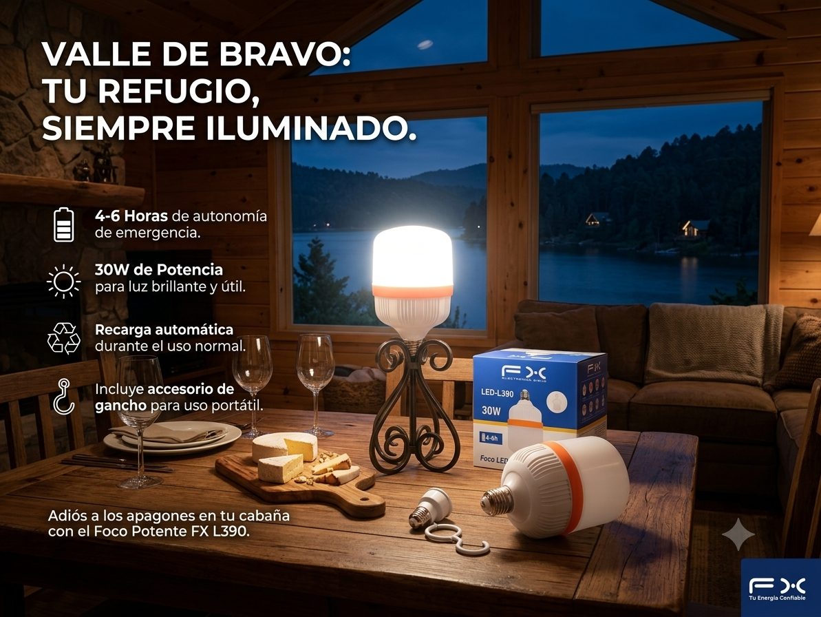 Foco LED de Emergencia FX L390