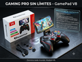 Control Inalámbrico GamePad V8 Pro Multiplataforma