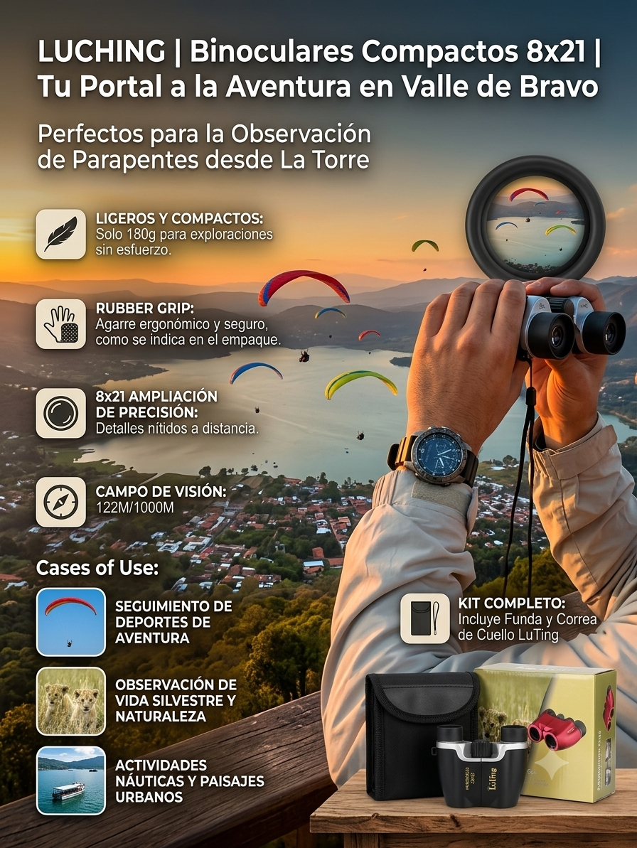 Binoculares Compactos 8x21 LUCHING