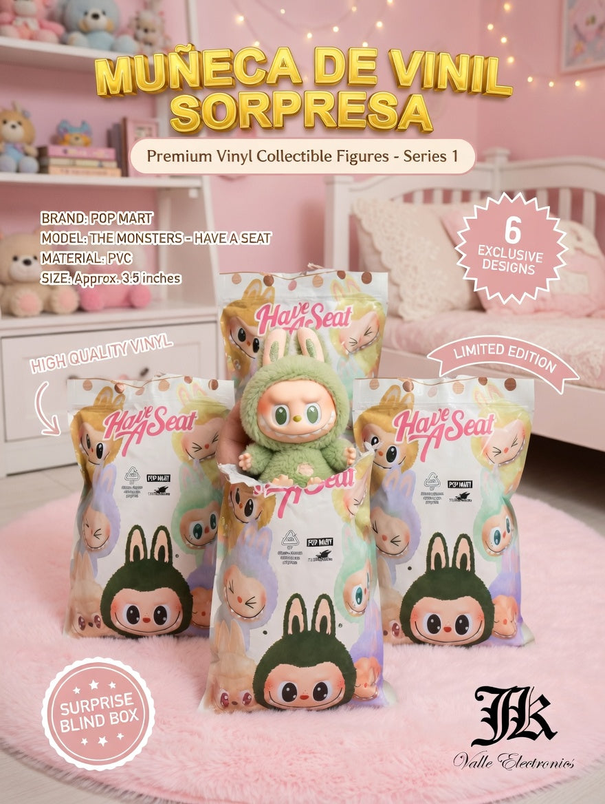 Muñeca de Vinil Sorpresa POP MART The Monsters - Have a Seat (Series 1)