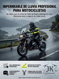 🏍️ Impermeable Profesional para Motociclistas - ¡Que la lluvia no detenga tu ruta! 🌧️