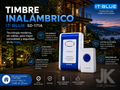 Timbre Inalámbrico Digital IT-BLUE Modelo SD-171A - 32 Melodías