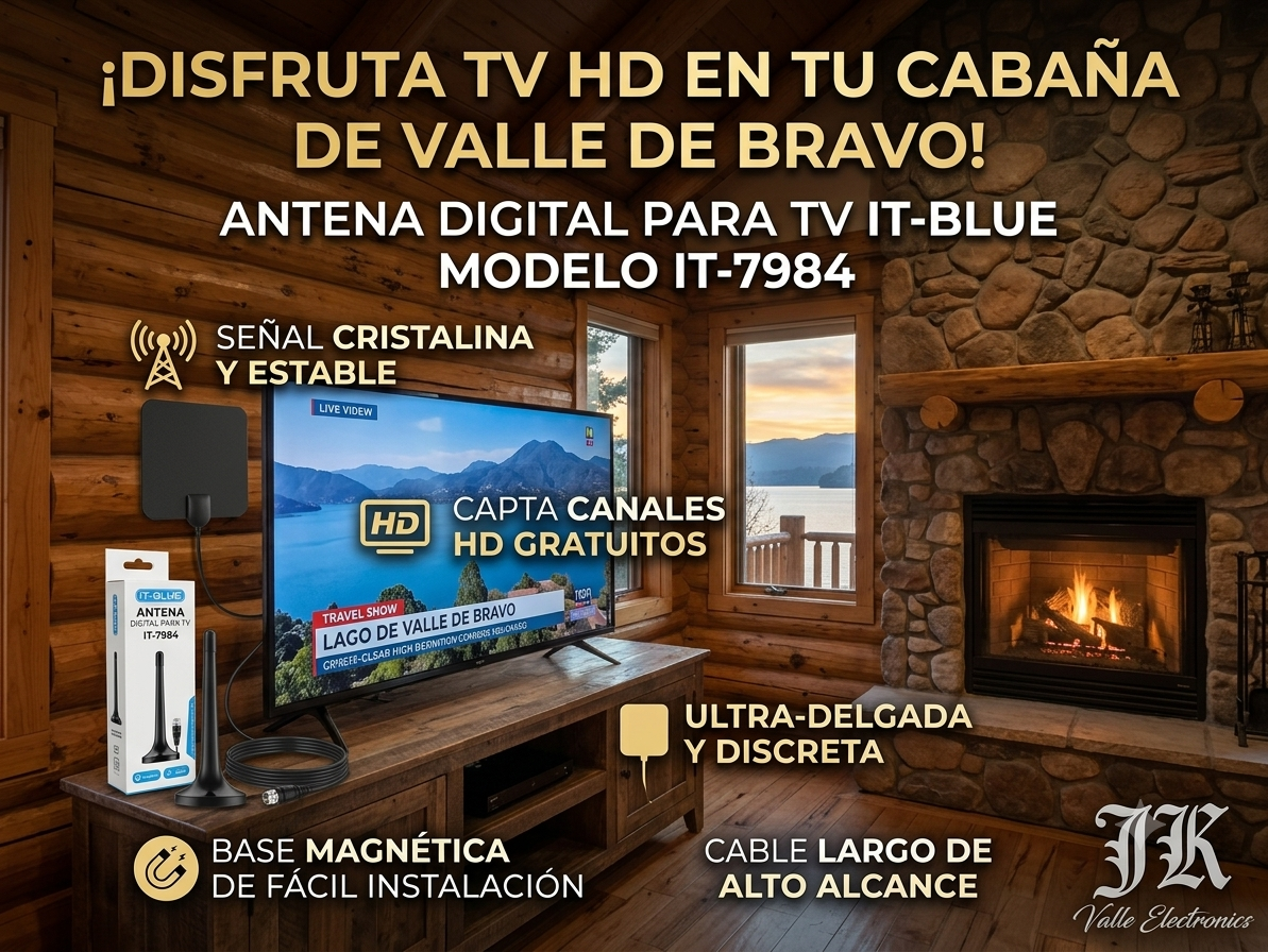 Antena Digital para TV IT-BLUE Modelo IT-7984