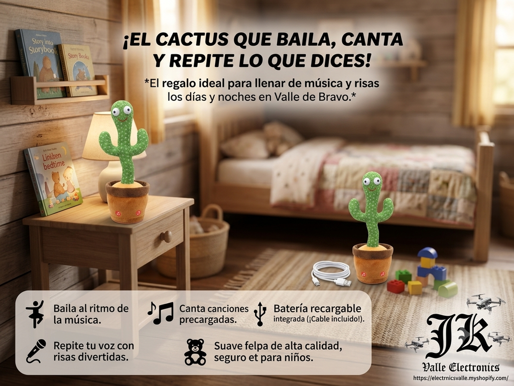 🌵✨ Cactus bailarín que tiene a todos riendo a carcajadas.